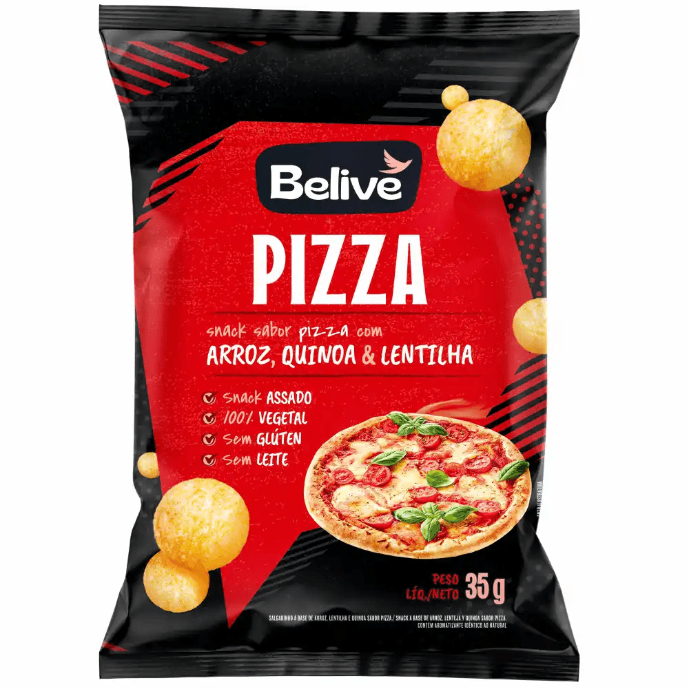 SNACK DE PIZZA 35G - BELIVE
