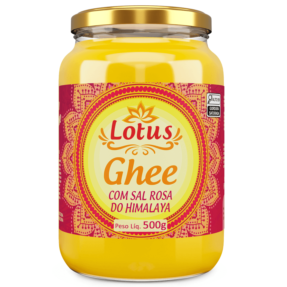 MANTEIGA GHEE COM SAL ROSA 200ML - LOTUS