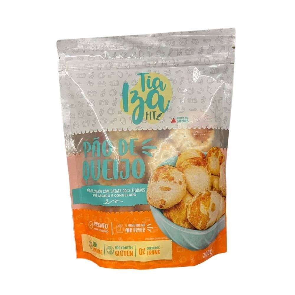 PÃO DE QUEIJO COM BATATA DOCE E GRÃOS 200G - TIA IZA