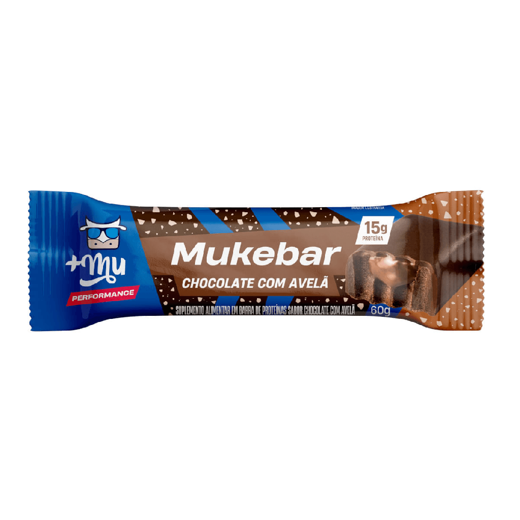 MUKEBAR DE CHOCOLATE COM AVELÃ 60G - +MU