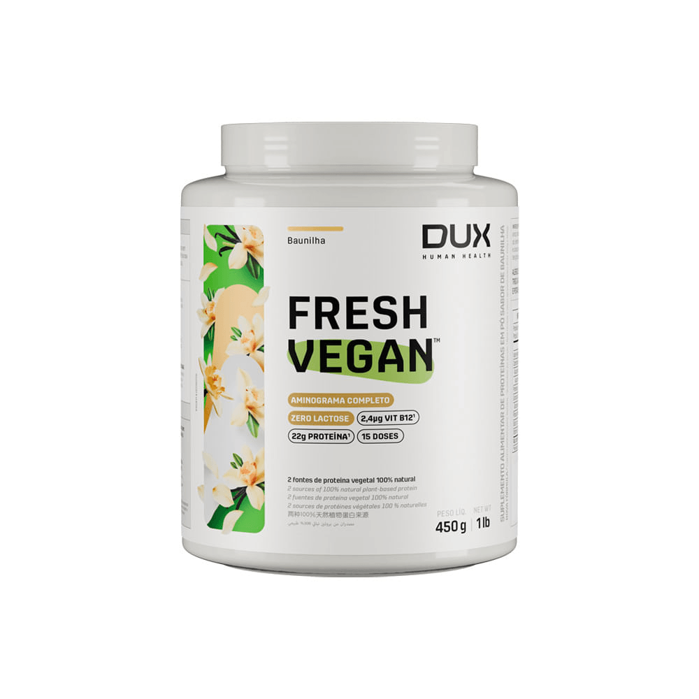 FRESH VEGAN BAUNILHA 450G - DUX