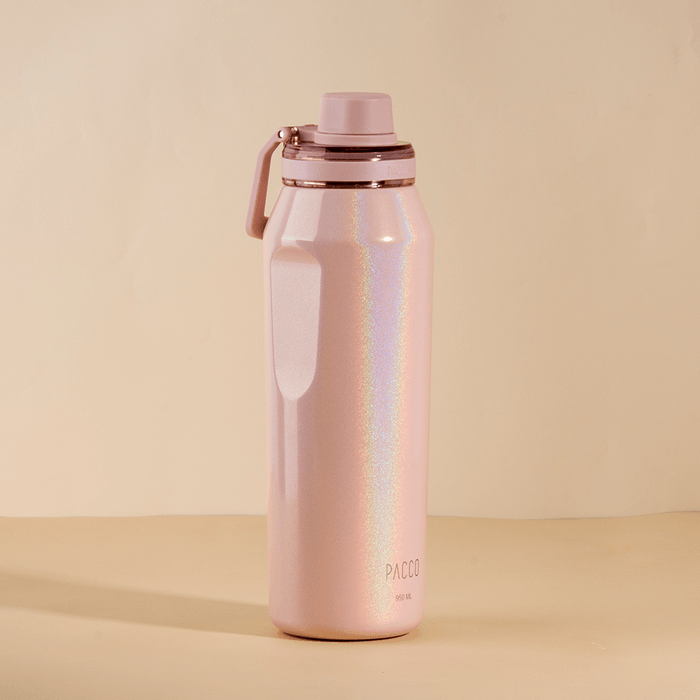 GARRAFA TÉRMICA VYTA 950ML - QUARTZO ROSA - PACCO