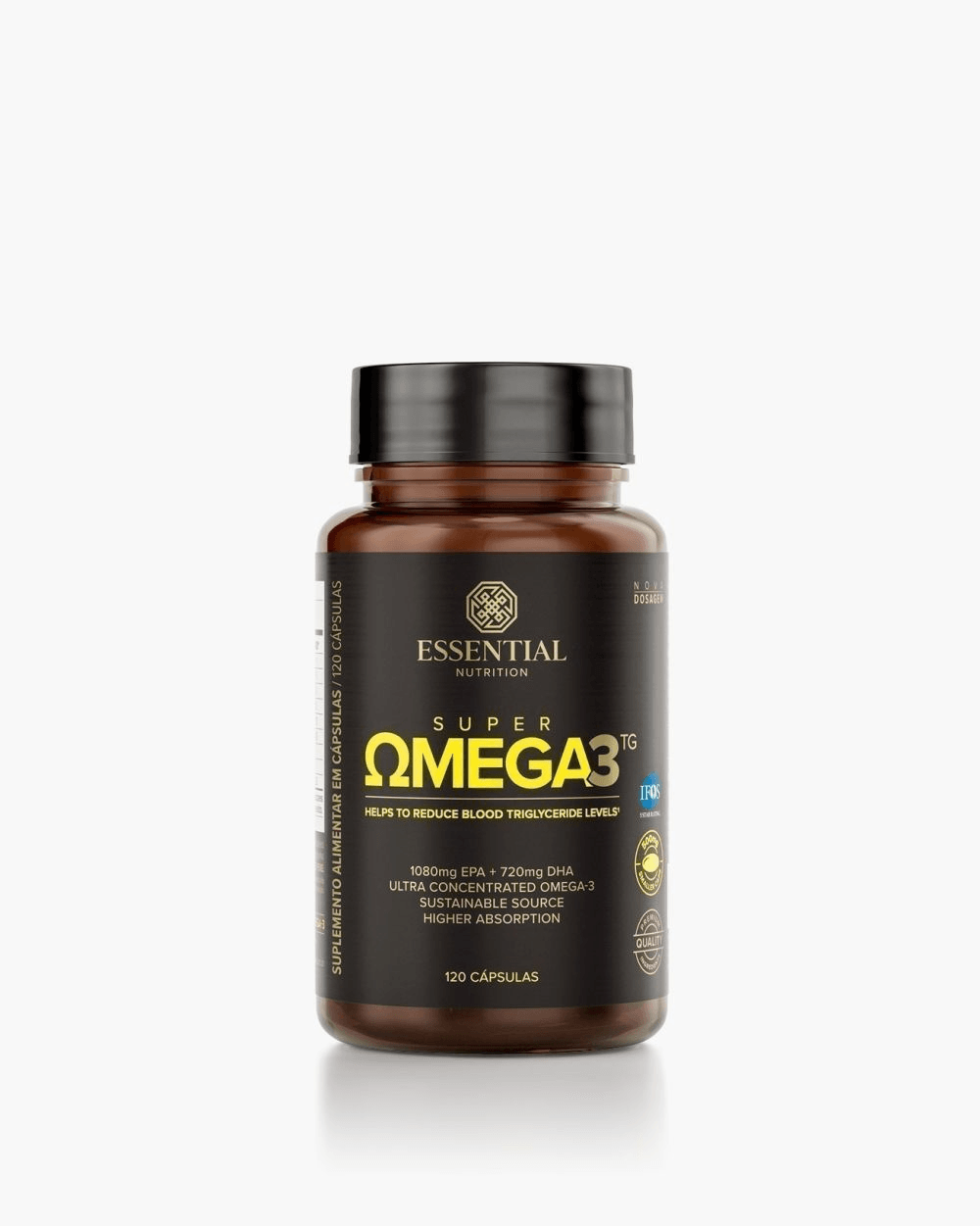 SUPER ÔMEGA 3 500MG 120CAP - ESSENTIAL NUTRITION