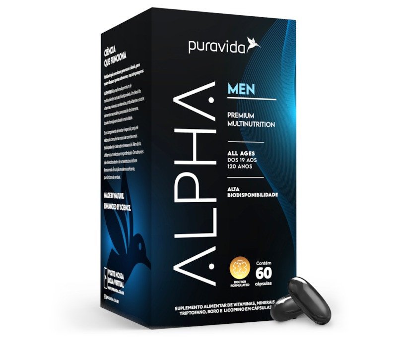 ALPHA MEN 60 CAPS. - PURA VIDA