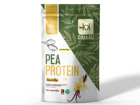 PEA PROTEIN BAUNILHA 600G - RAKKAU