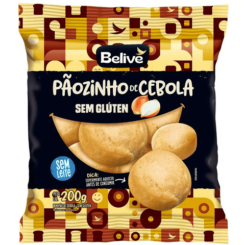 PÃOZINHO DE CEBOLA 200G - BELIVE