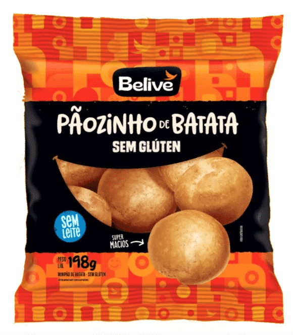 PÃOZINHO DE BATATA 198G - BELIVE