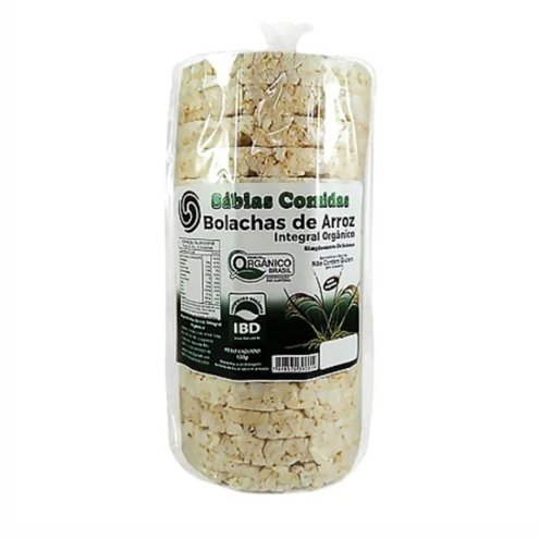 BOLACHA DE ARROZ ORGÂNICA 120G