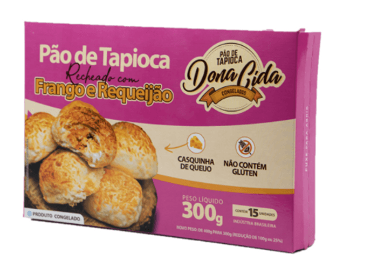 PÃO DE TAPIOCA COM QUEIJO 280G - DONA CIDA