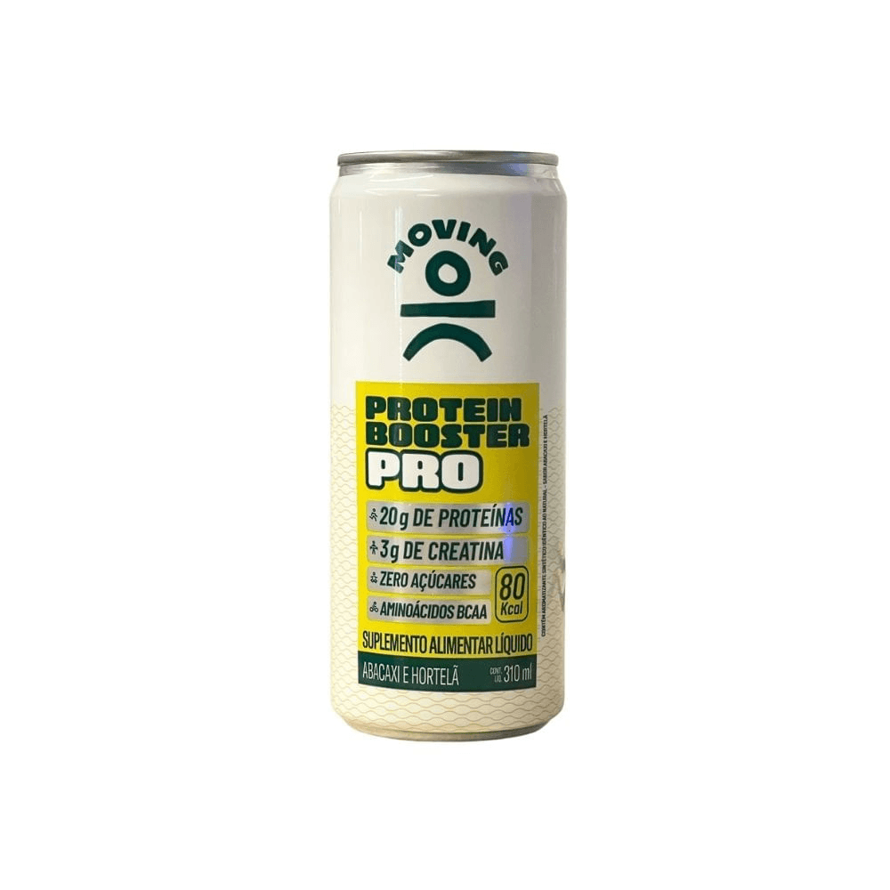 BEBIDA PROTEIN BOOSTER PRO ABACAXI E HORTELÃ 310ML - MOVING PROTEIN