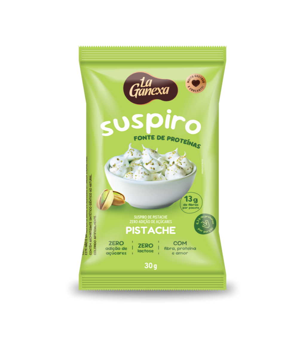 SUSPIRO SABOR PISTACHE 30G - LA GANEXA