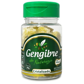 GENGIBRE CRISTALIZADO 40G - DA NATUREZA