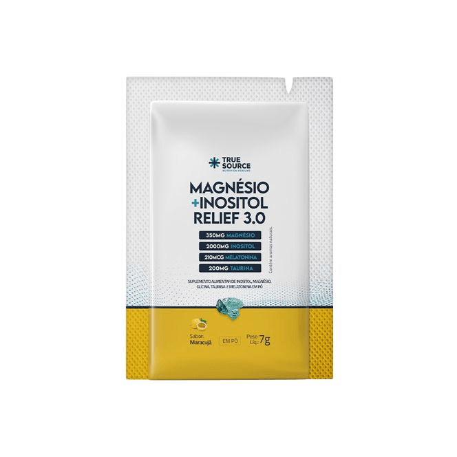 MAGNÉSIO INOSITOL RELIEF 3.0 MARACUJÁ SACHÊ 7G - TRUE SOURCE