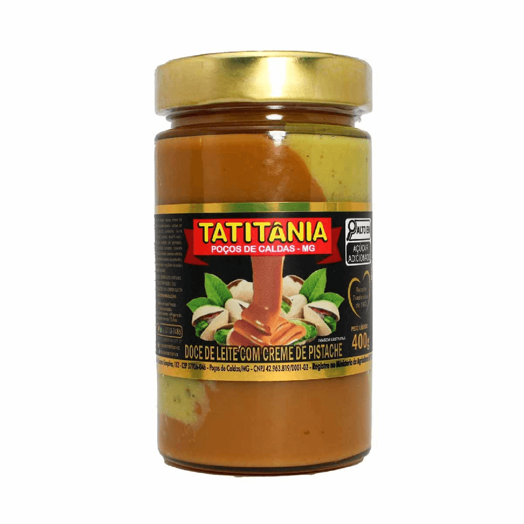 DOCE DE LEITE COM CREME DE PISTACHE 400G - TATIRÂNIA