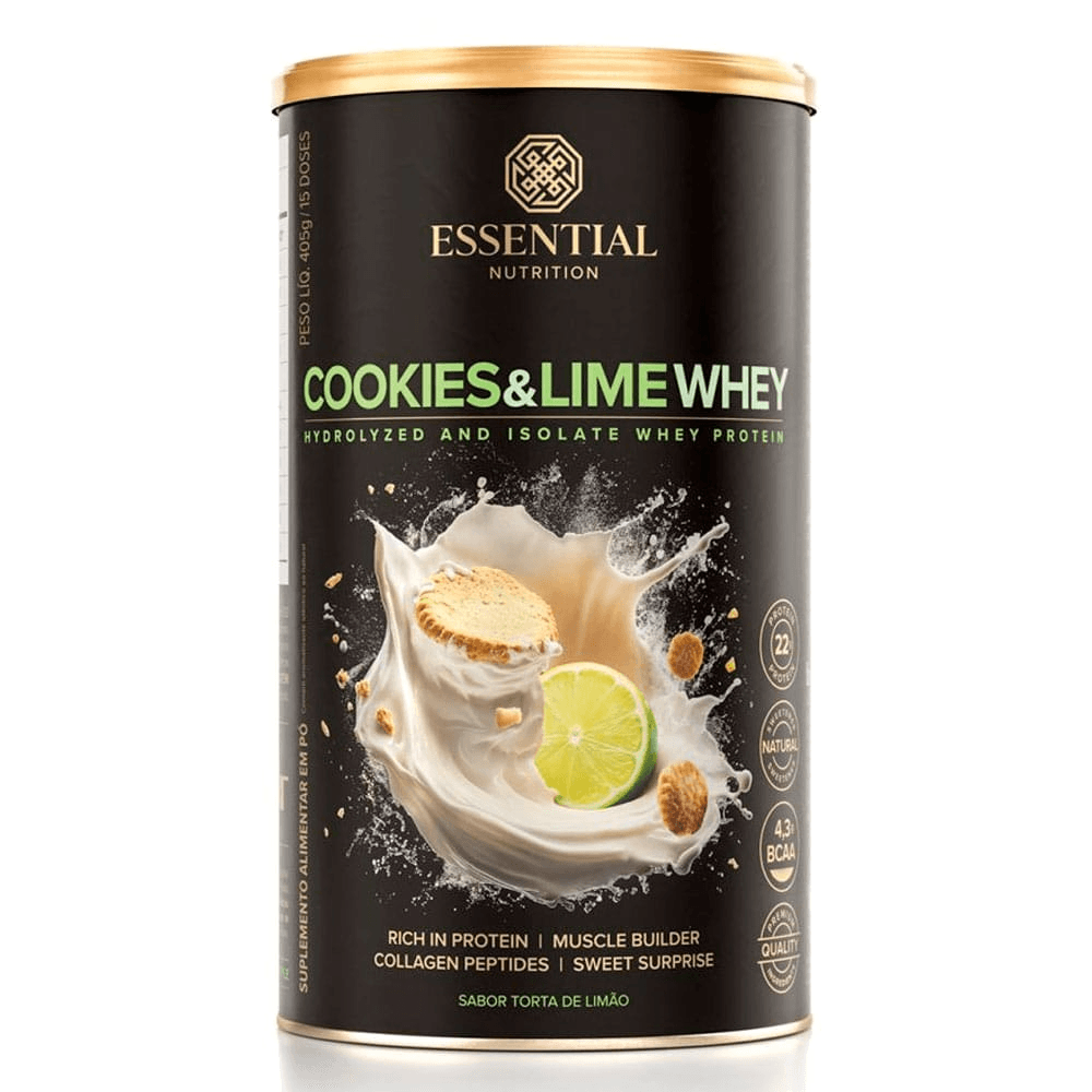 COOKIES & LIME WHEY 405G - ESSENTIAL NUTRITION