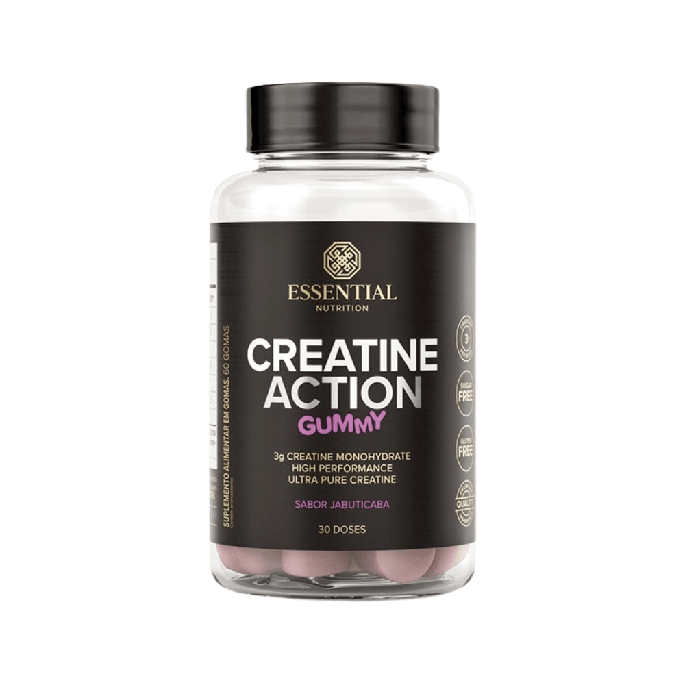 CREATINE ACTION GUMMY JABUTICABA 240G - ESSENTIAL NUTRITION