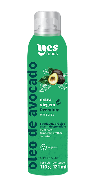 AZEITE DE AVOCADO PREMIUM SPRAY 170G - YES FOODS