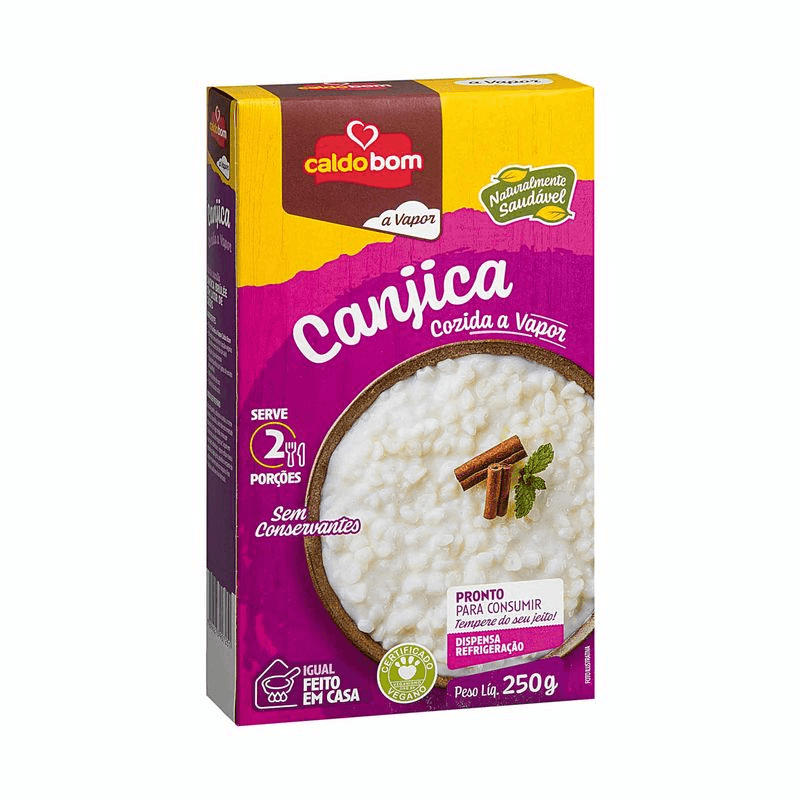 CANJICA COZIDA A VAPOR 250G - CALDO BOM