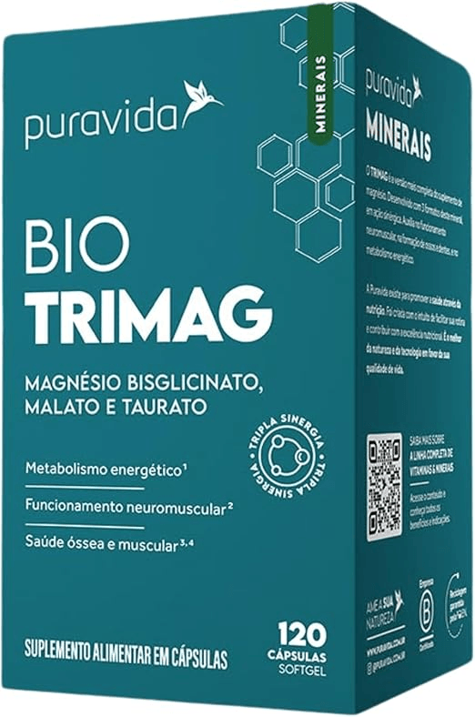 BIO TRIMAG 120CAP - PURA VIDA