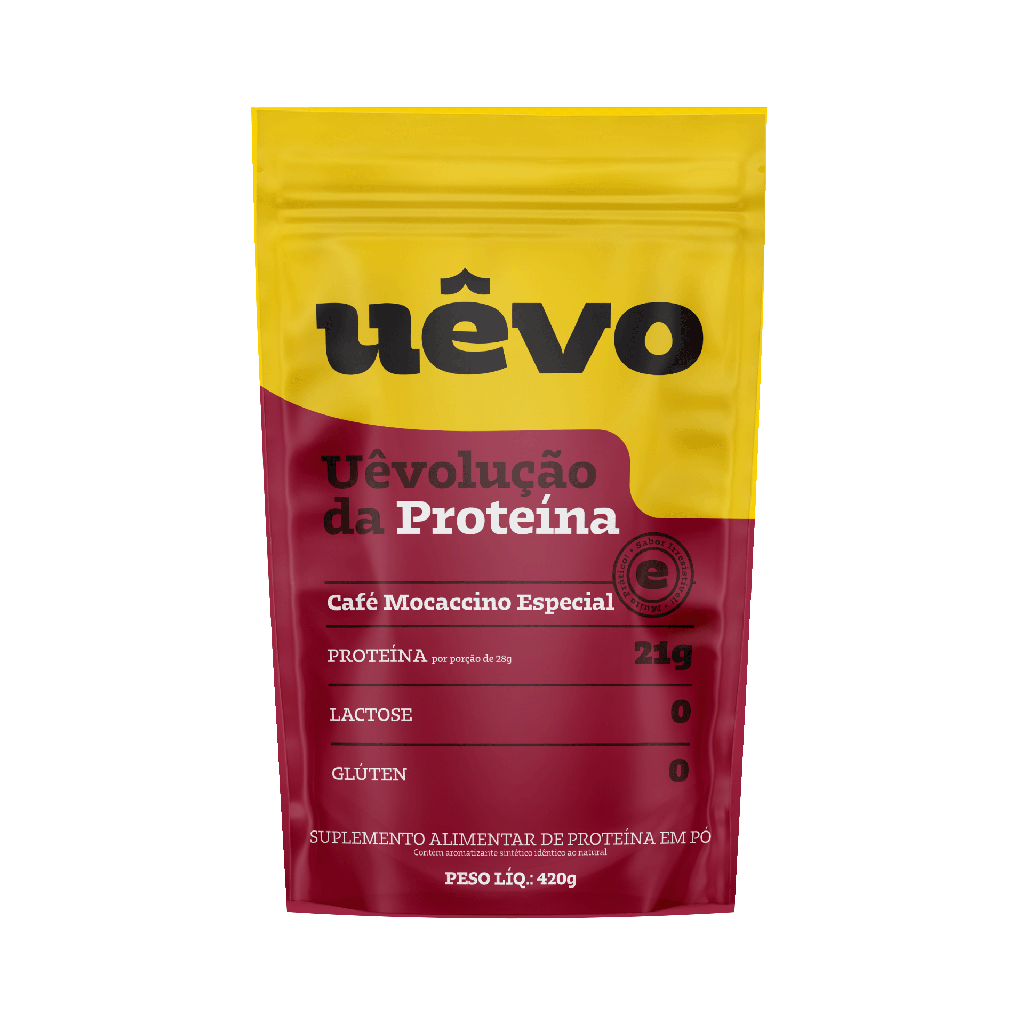 PROTEÍNA DE CAFÉ MOCACCINO ESPECIAL 1KG - UÊVO