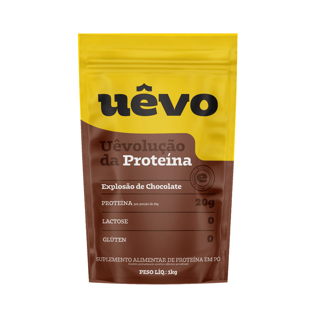 PROTEÍNA DE CHOCOLATE 1KG - UÊVO