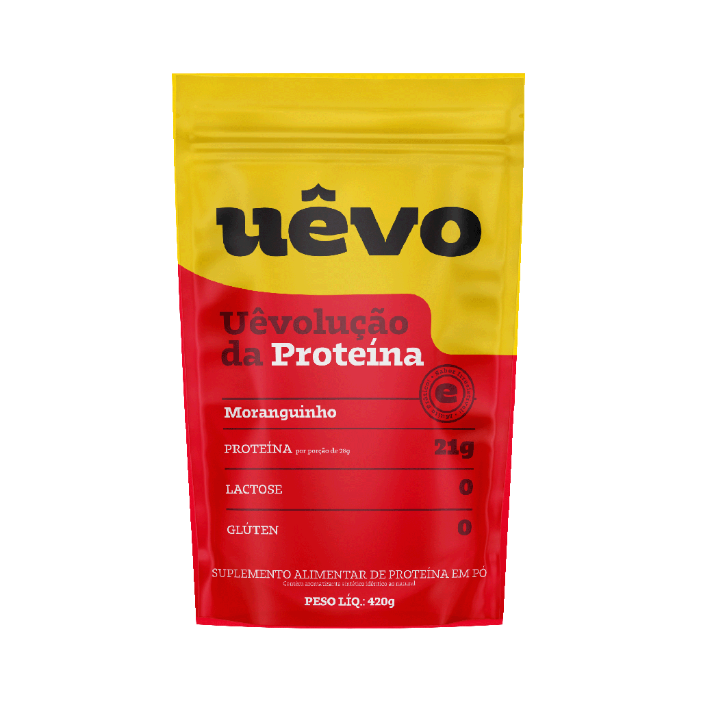 PROTEÍNA DE MORANGUINHO 420G - UÊVO