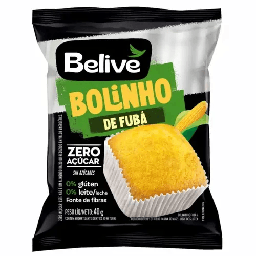 BOLINHO DE FUBA ZERO - BELIVE
