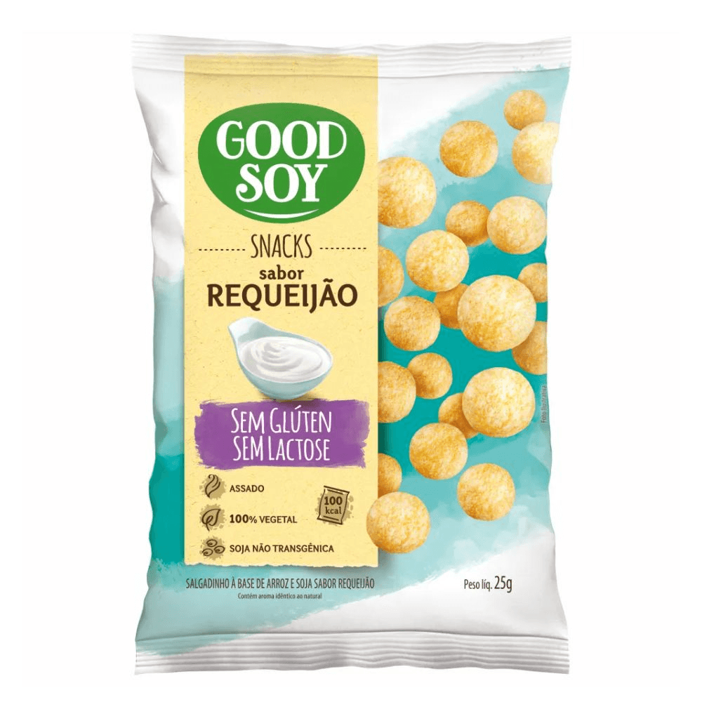 SNACK DE SOJA REQUEIJÃO - GOOD SOY