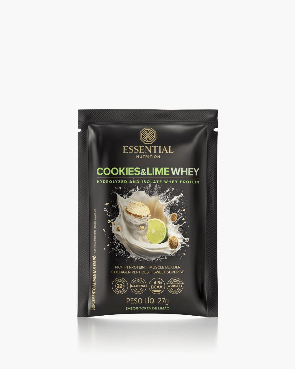 COOKIES & LIME WHEY (SACHÊ) - ESSENTIAL NUTRITION