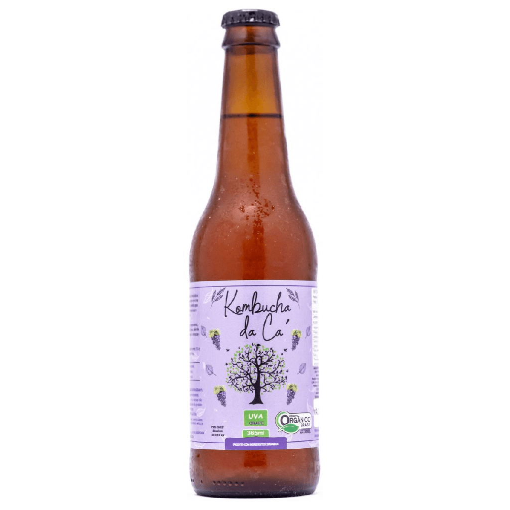 KOMBUCHA DE UVA INTEGRAL 365ML - KOMBUCHA DA CÁ