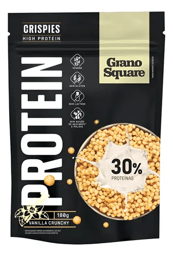GRANOLA CRISPIES PROTEIN VANILLA CRUNCH 180G - GRANO SQUARE