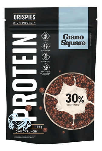 GRANOLA CRISPIES PROTEIN CHOCO CRUNCHY 180G - GRANO SQUARE