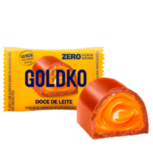 BOMBOM DOCE DE LEITE ZERO - GOLDKO