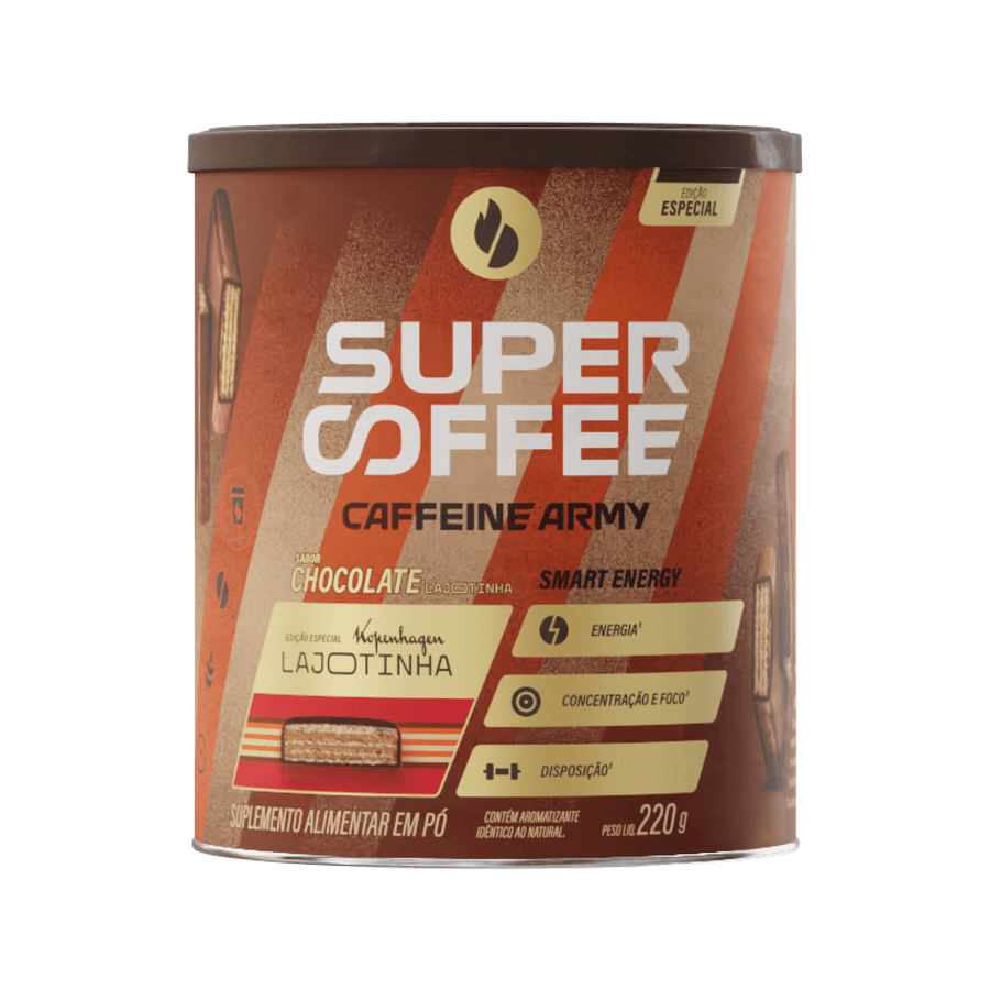 SUPERCOFFEE CHOCOLATE LAJOTINHA 220G