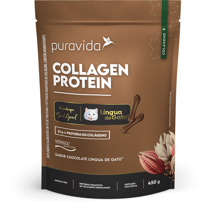 COLLAGEN PROTEIN LINGUA DE GATO 450G - PURA VIDA