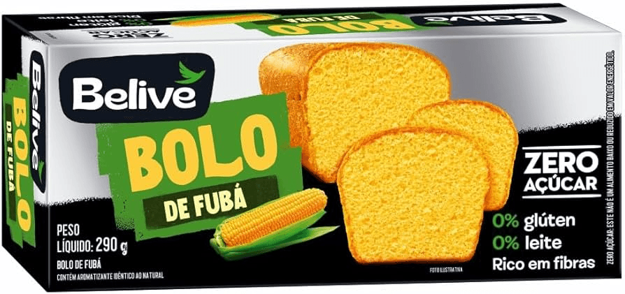 BOLO DE FUBÁ ZERO 290G - BELIVE