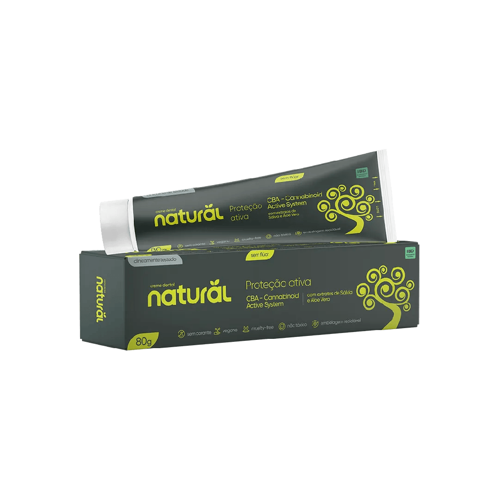 CREME DENTAL NATURAL CBA 80G - NATURAL