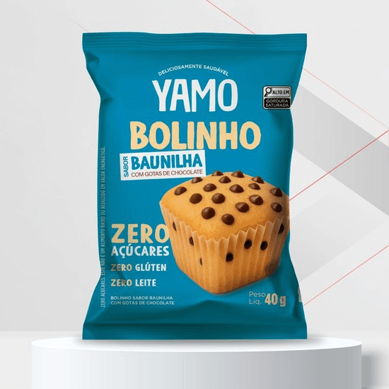 BOLINHO DE BAUNILHA ZERO 40G - YAMO