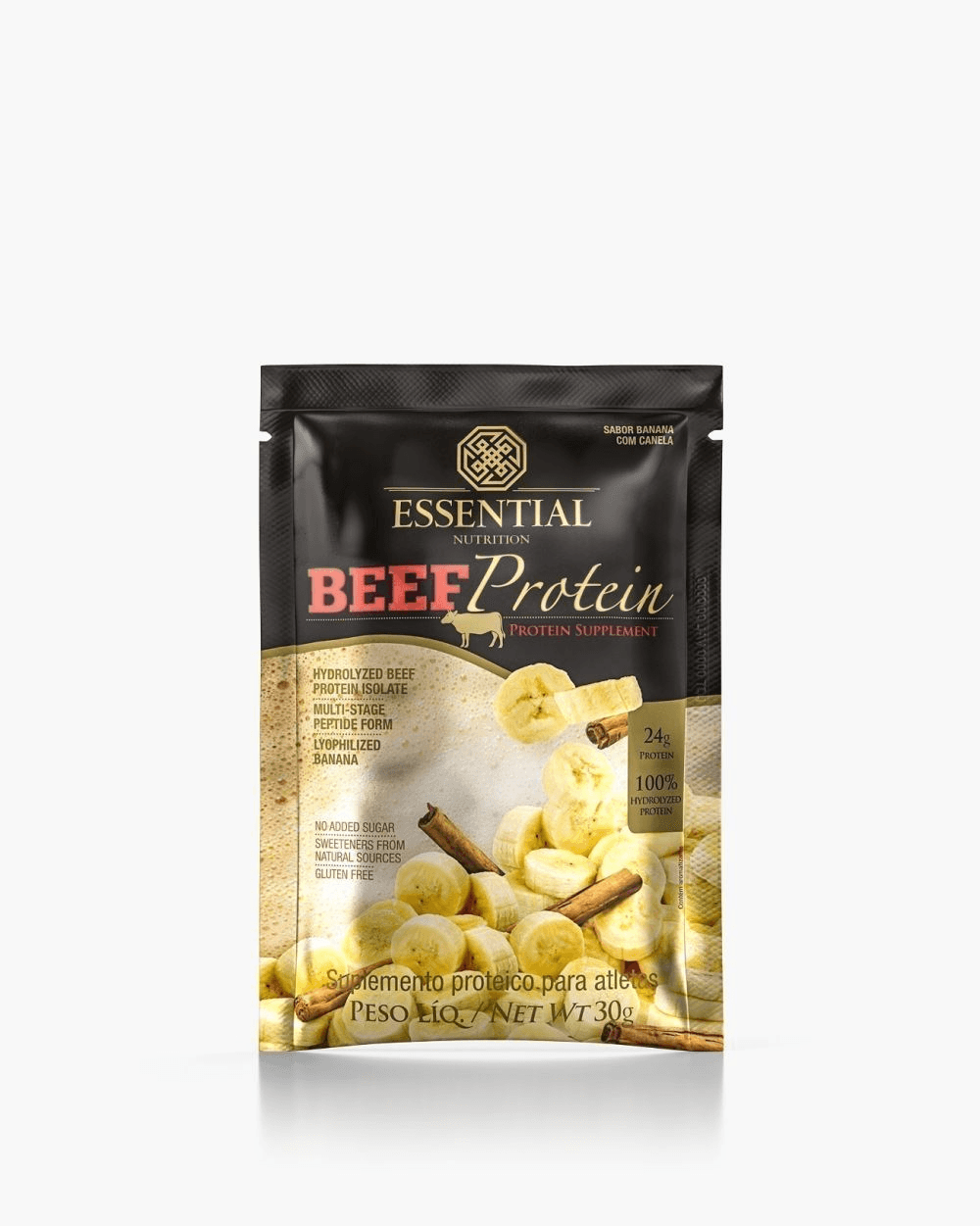 BEEF PROTEIN BANANA COM CANELA 32G SACHÊ 30G