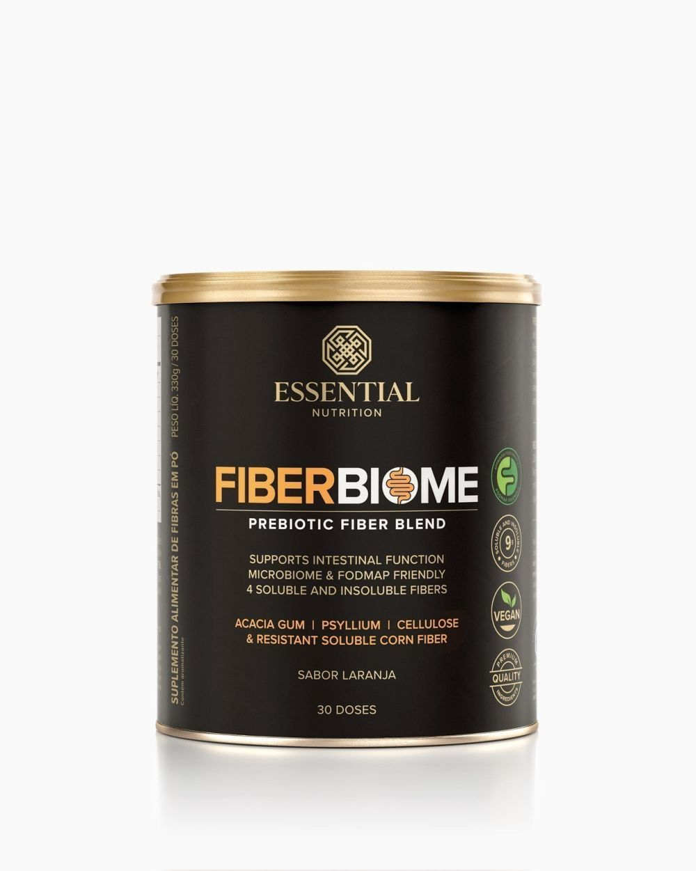 FIBER BIOME 330G LARANJA - ESSENTIAL