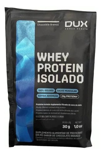 WHEY PROTEIN ISOLADO CHOCOLATE BRANCO SACHÊ 30G - DUX