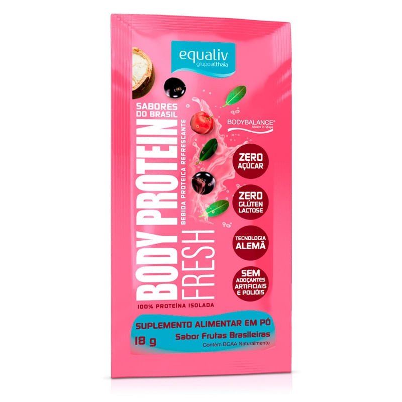 BODY PROTEIN FRESH FRUTAS BRASILEIRAS SACHÊ 18G - EQUALIV