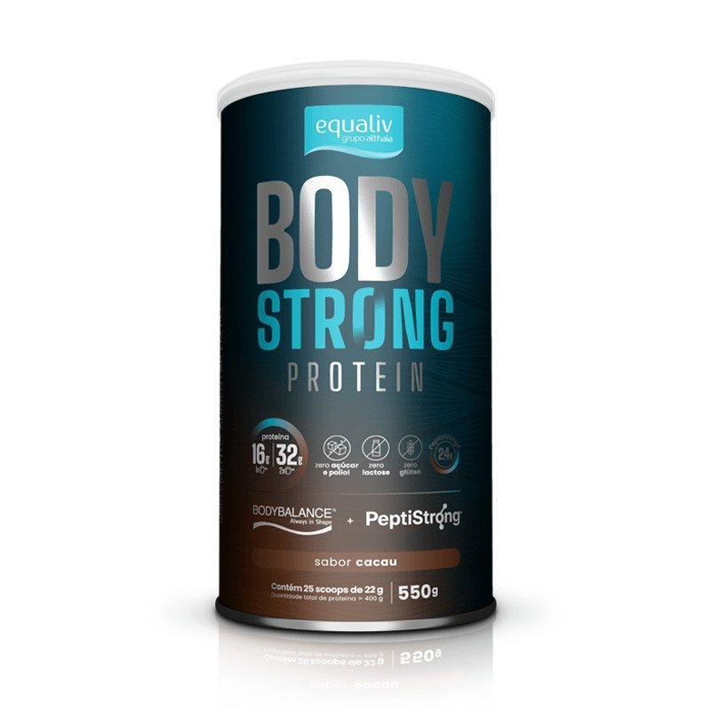 BODY STRONG PROTEIN CACAU 550G - EQUALIV