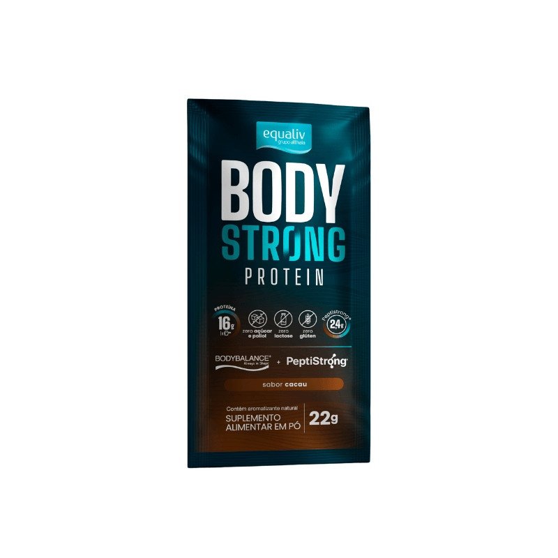 BODY STRONG PROTEIN CACAU SACHÊ - EQUALIV