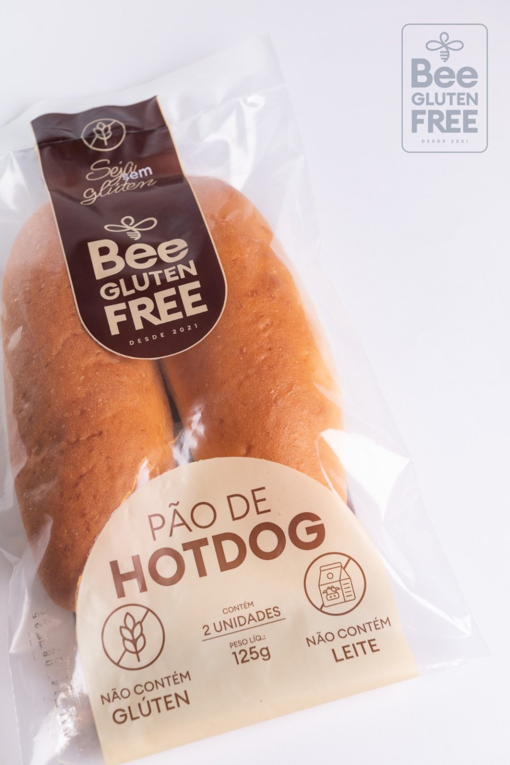PÃO DE HOT DOG - BEE GLUTEN FREE