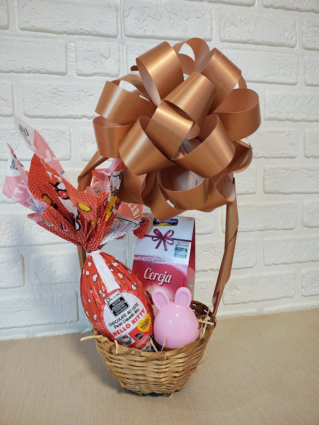 Cesta Kids Personagens Hello Kitty 