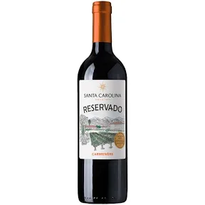 Vinho chileno santa Carolina reservado camenere