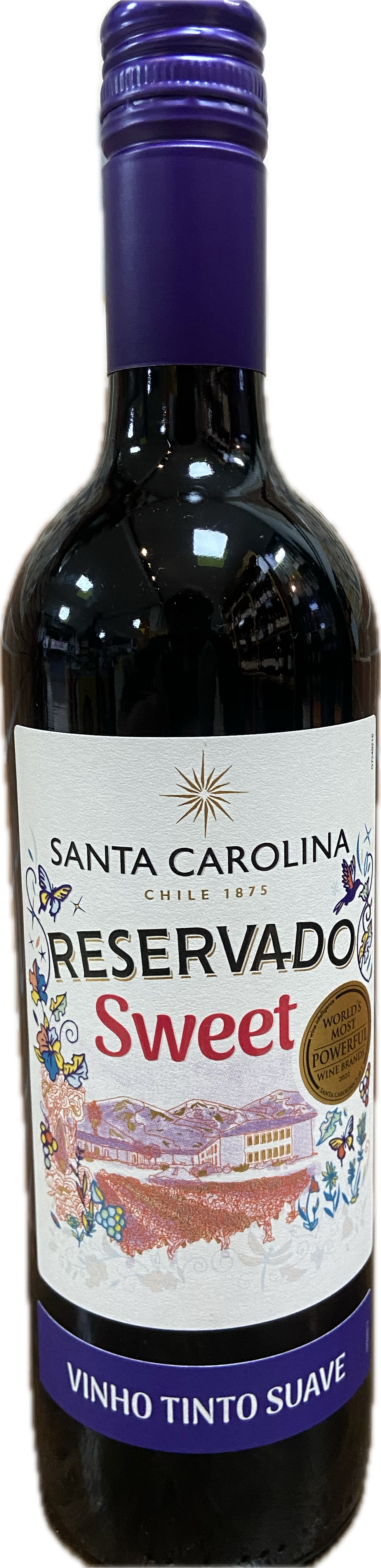 Vinho chileno santa Carolina reservado suave 