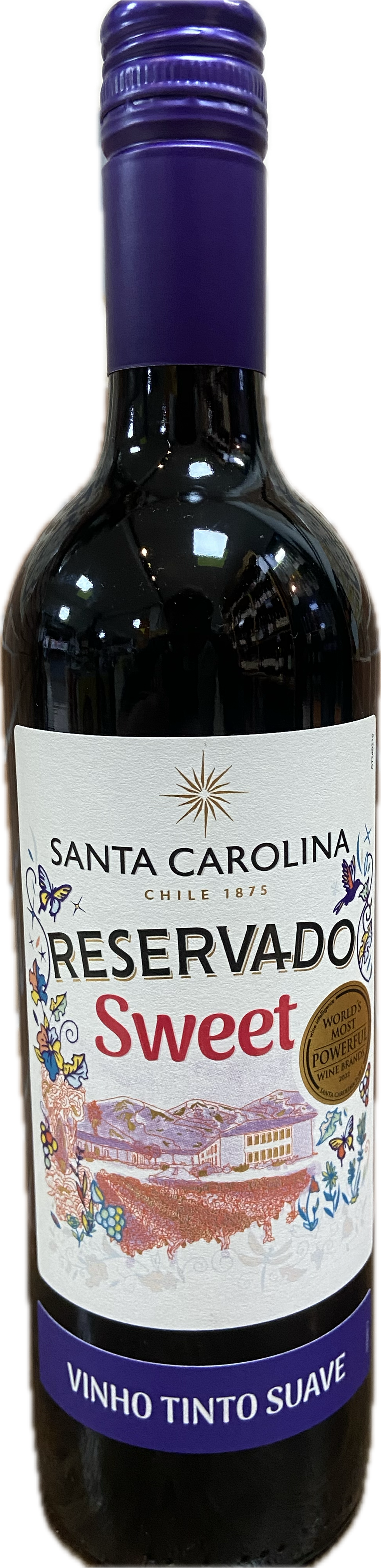 Vinho chileno santa Carolina reservado suave 