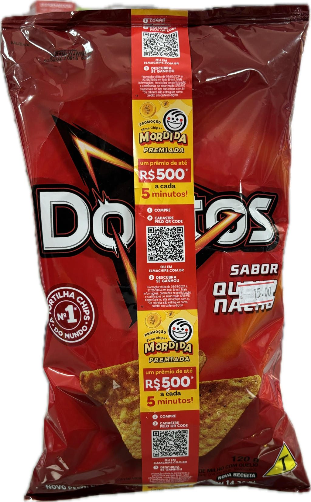 Doritos grande sabor queijo nacho 120g